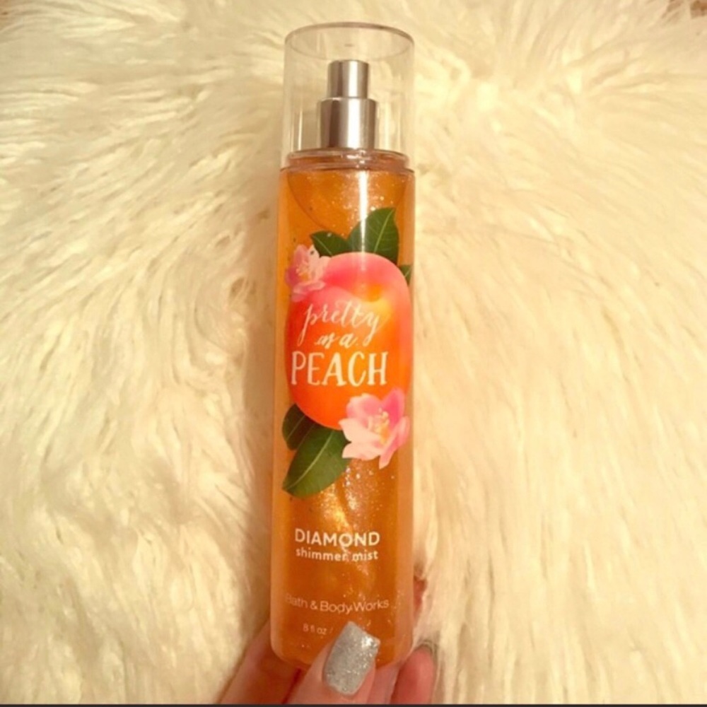 NWT Pretty As A Peach DIAMOND Shimmer Mist BABW🍑